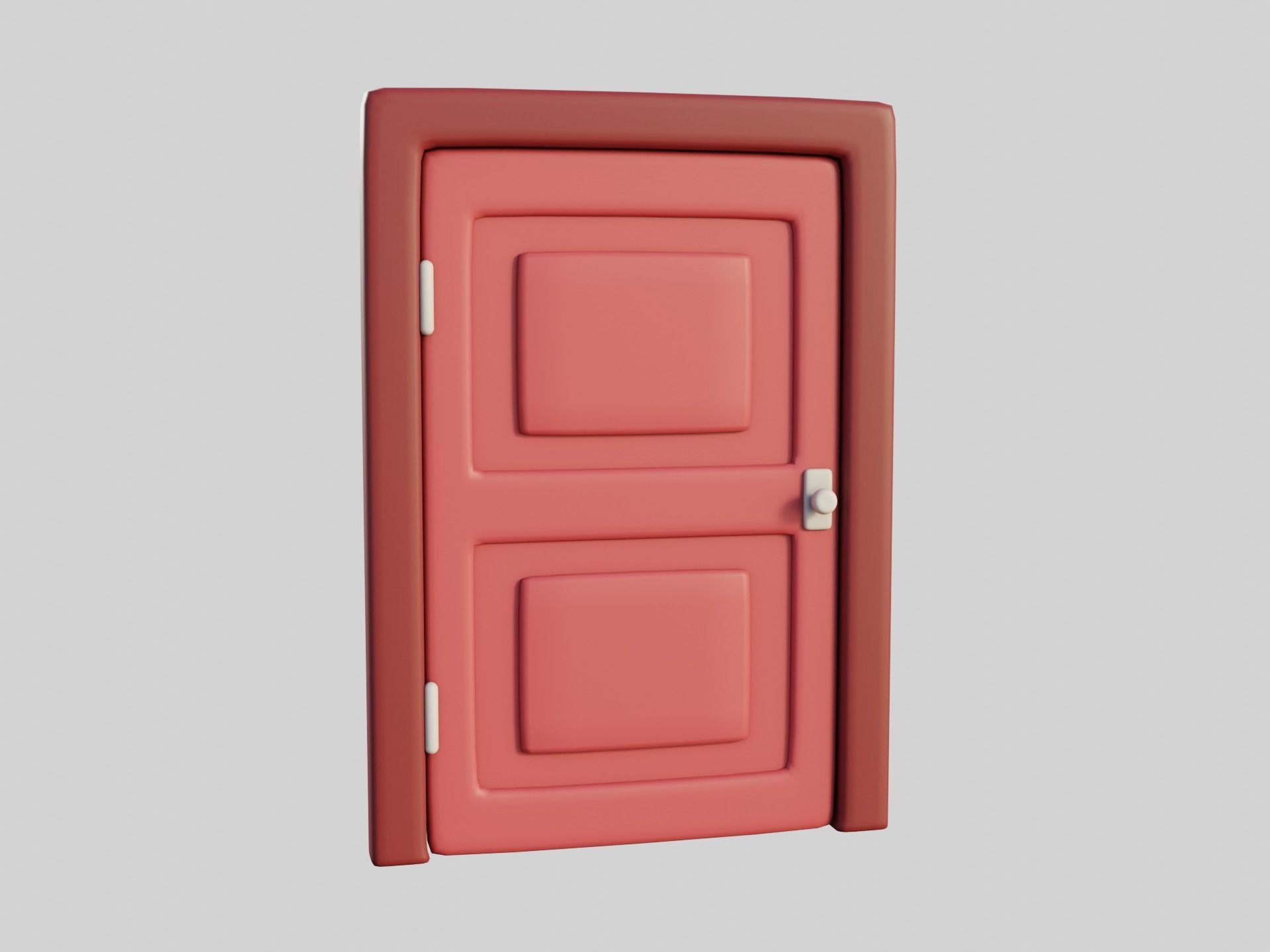 Cartoon Door 3a 3D model_5
