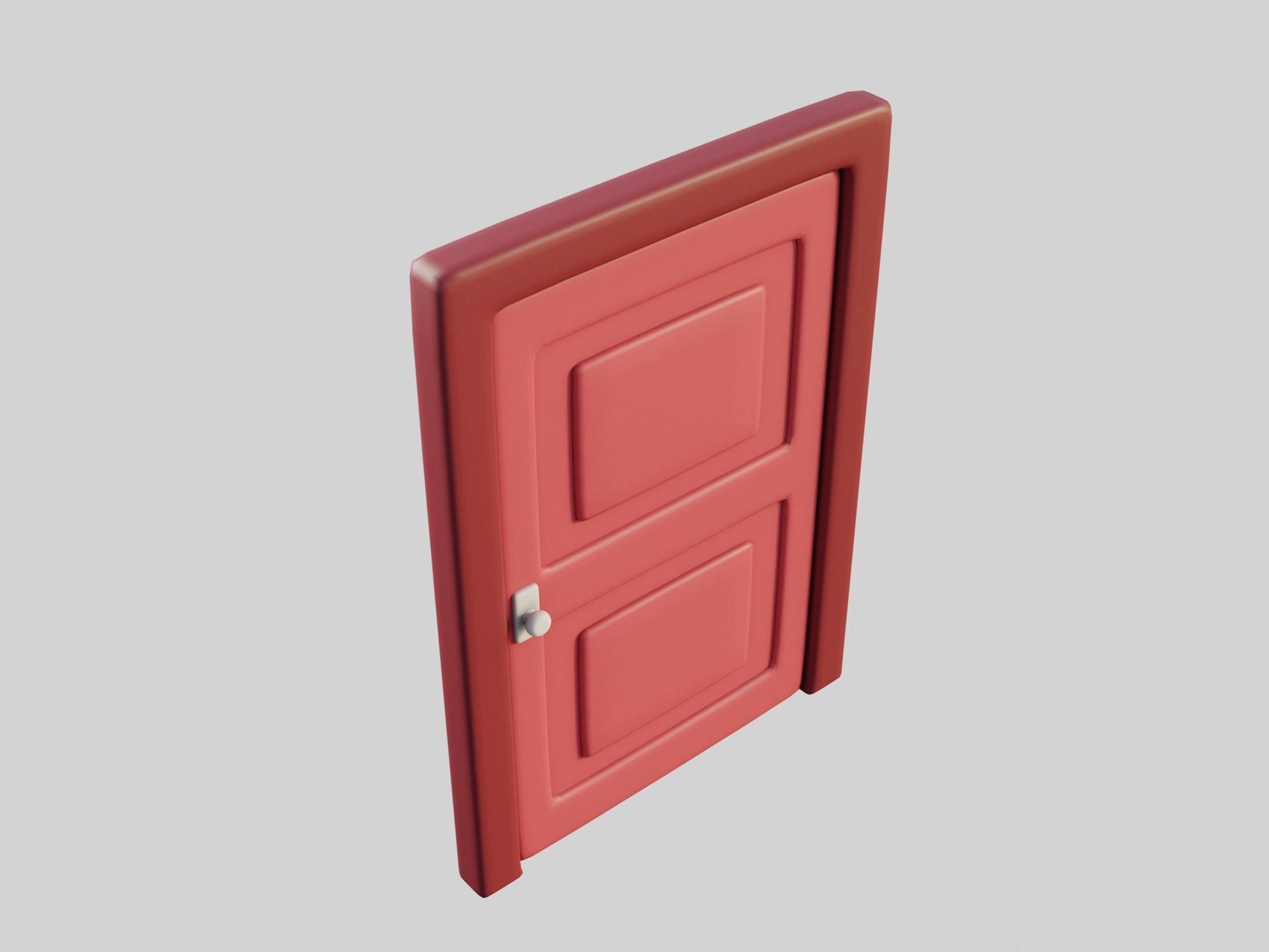 Cartoon Door 3a 3D model_10
