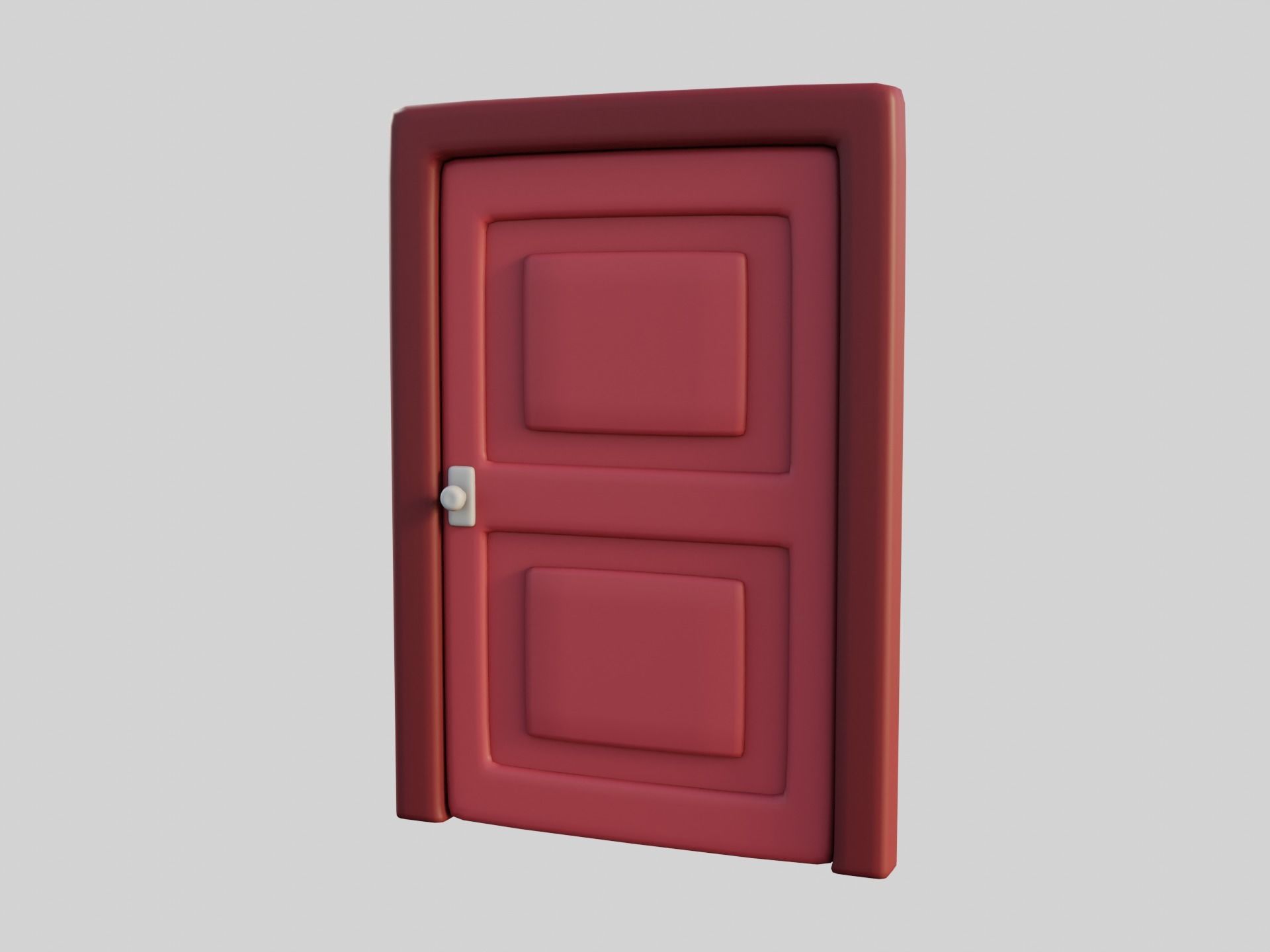 Cartoon Door 3a 3D model_9