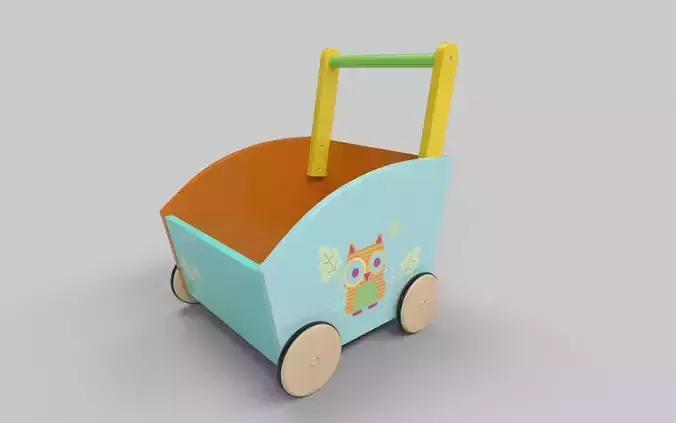 Wooden Trolley