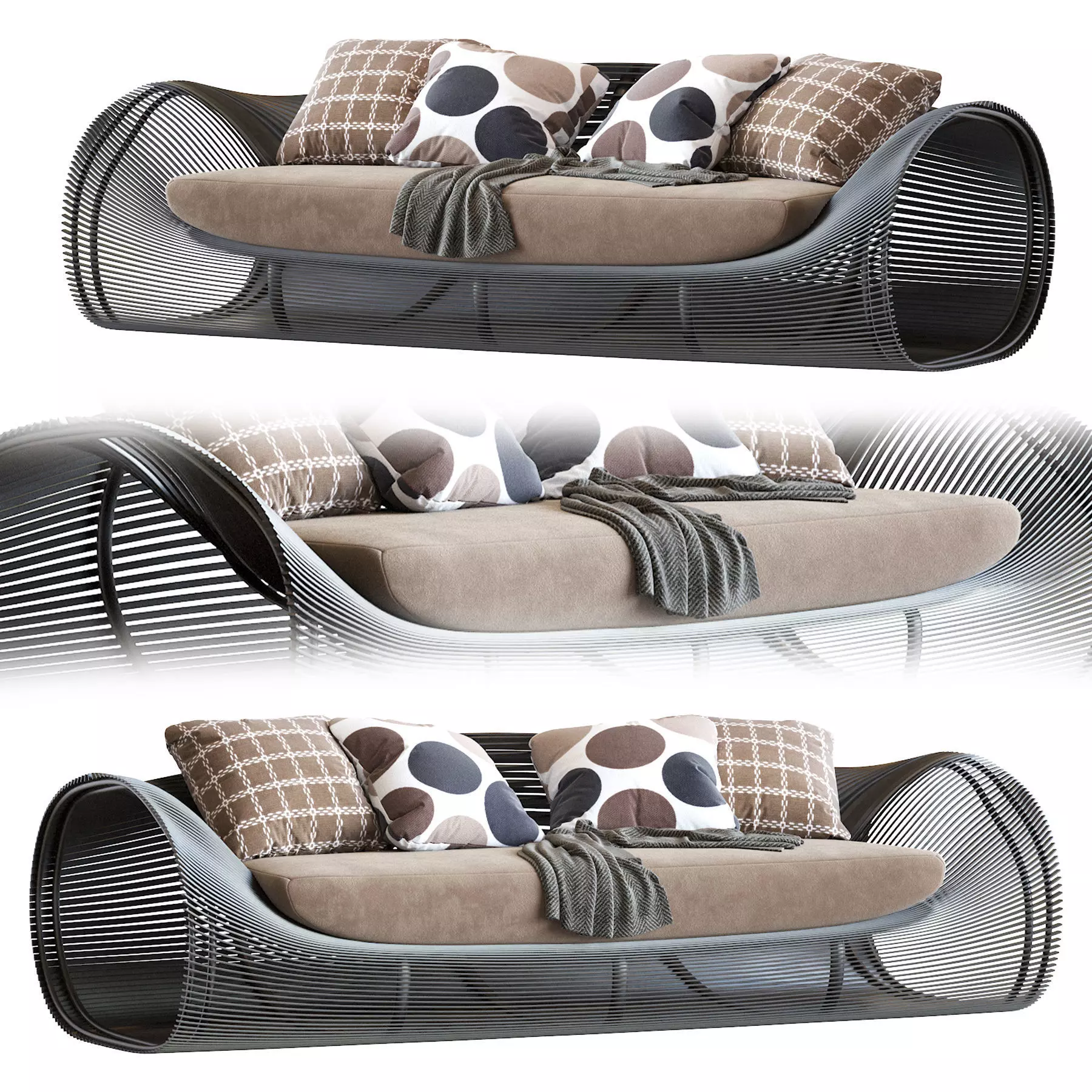 Lolah Sofa 3D model_0