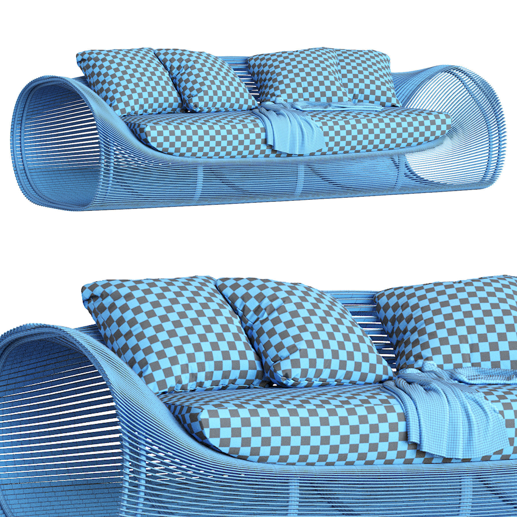 Lolah Sofa 3D model_5