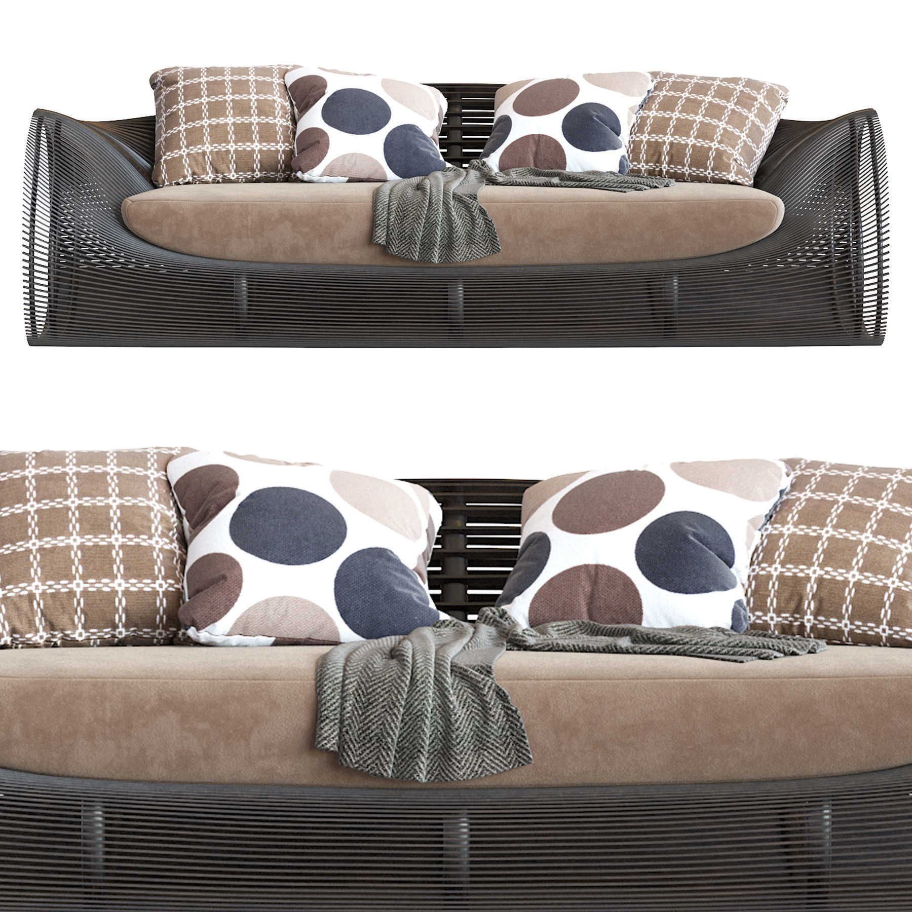 Lolah Sofa 3D model_3