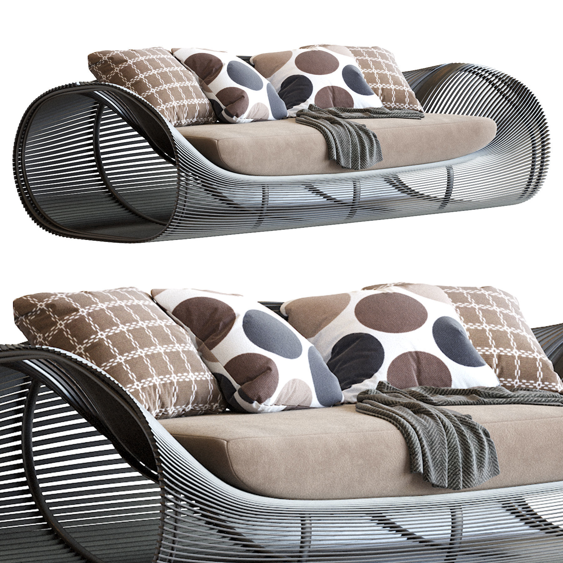 Lolah Sofa 3D model_1