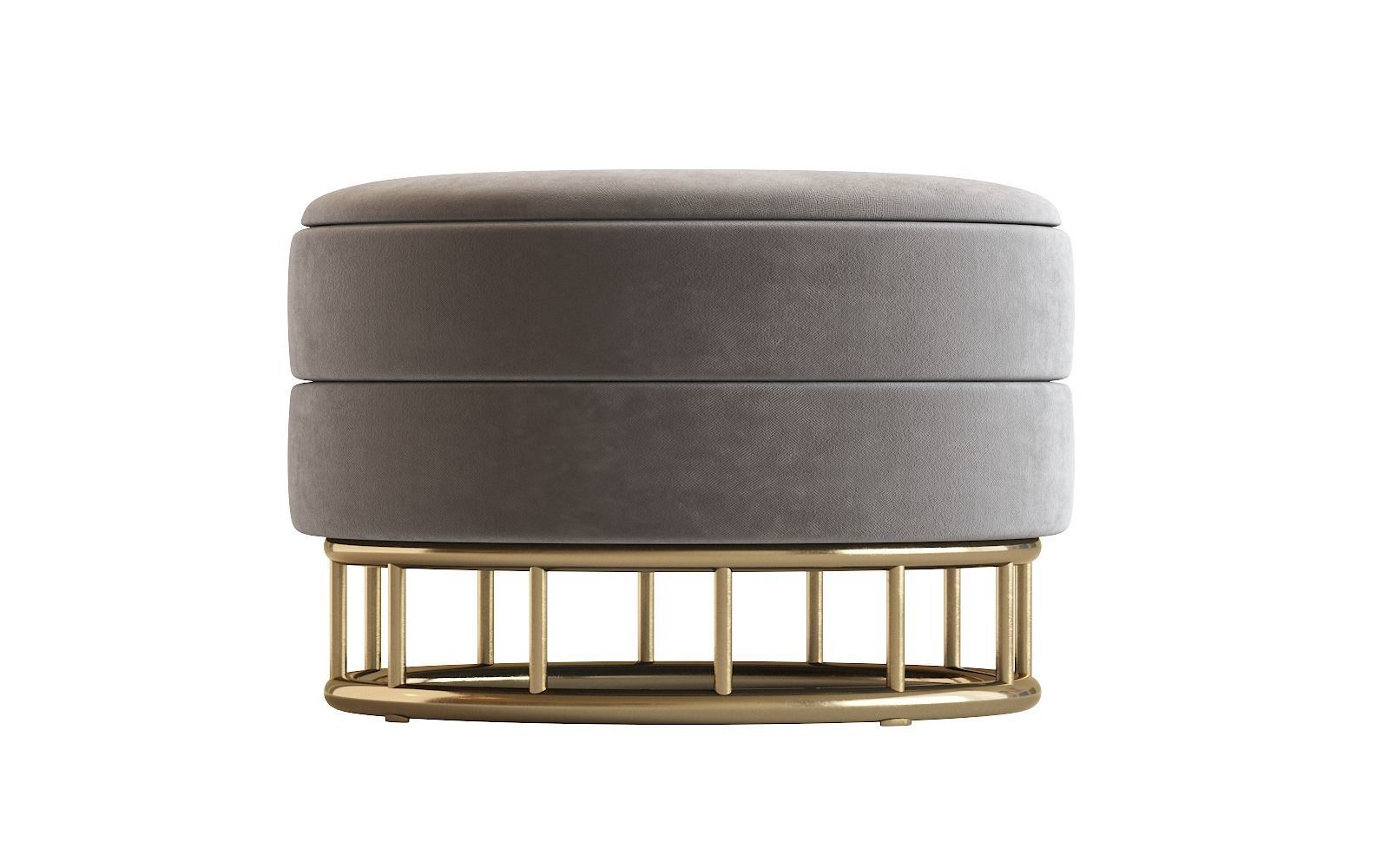 Ottoman  Halmar Minty 3D model_9