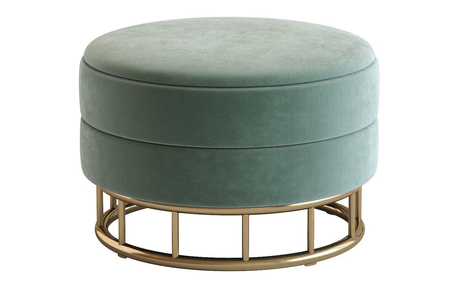 Ottoman  Halmar Minty 3D model_6