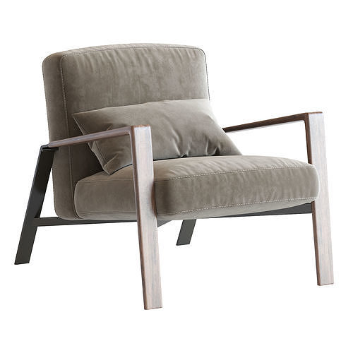 Luis Nicoline Armchair 3D model