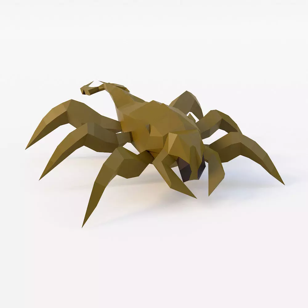Scorpion low poly 3d model Low-poly 3D model_0