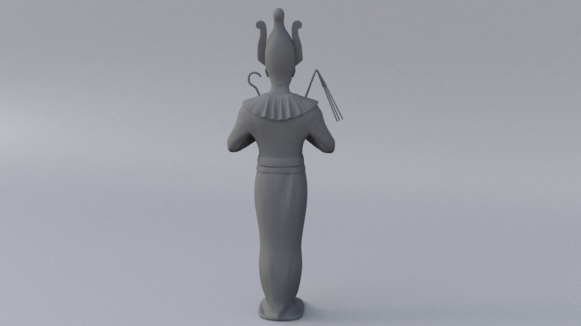 Osiris hi-poly sculpture 3D model_16