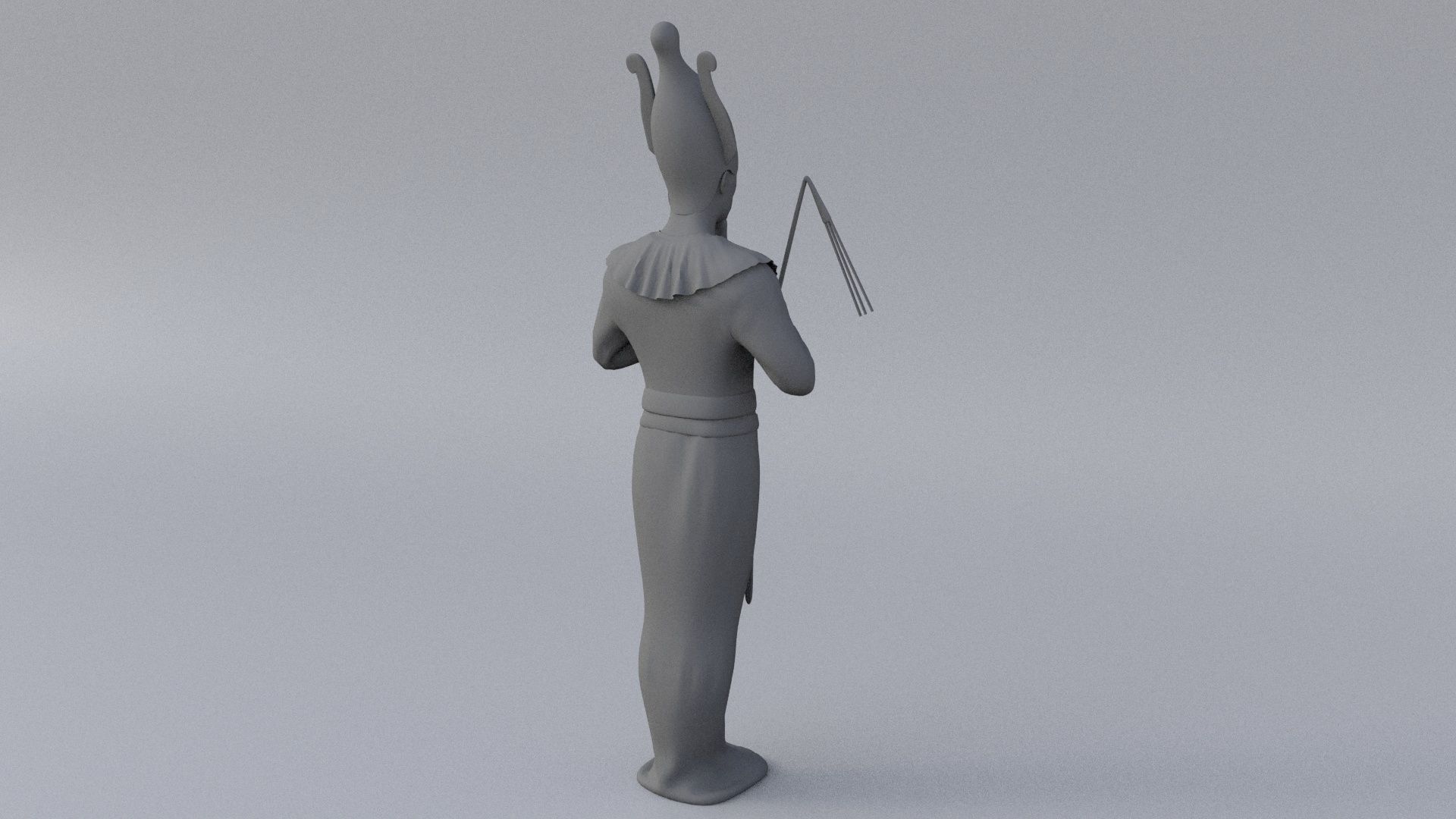 Osiris hi-poly sculpture 3D model_15
