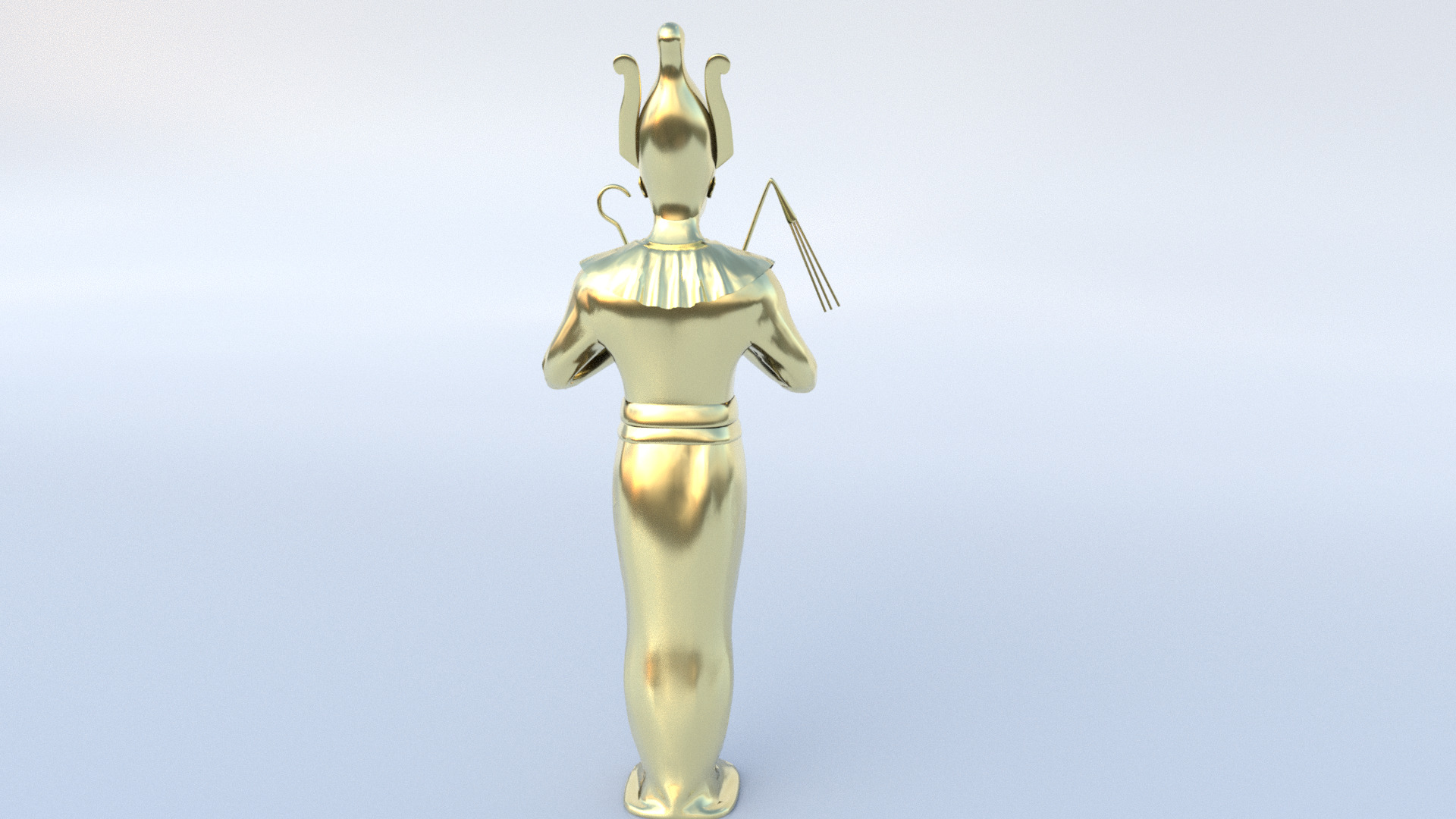 Osiris hi-poly sculpture 3D model_4