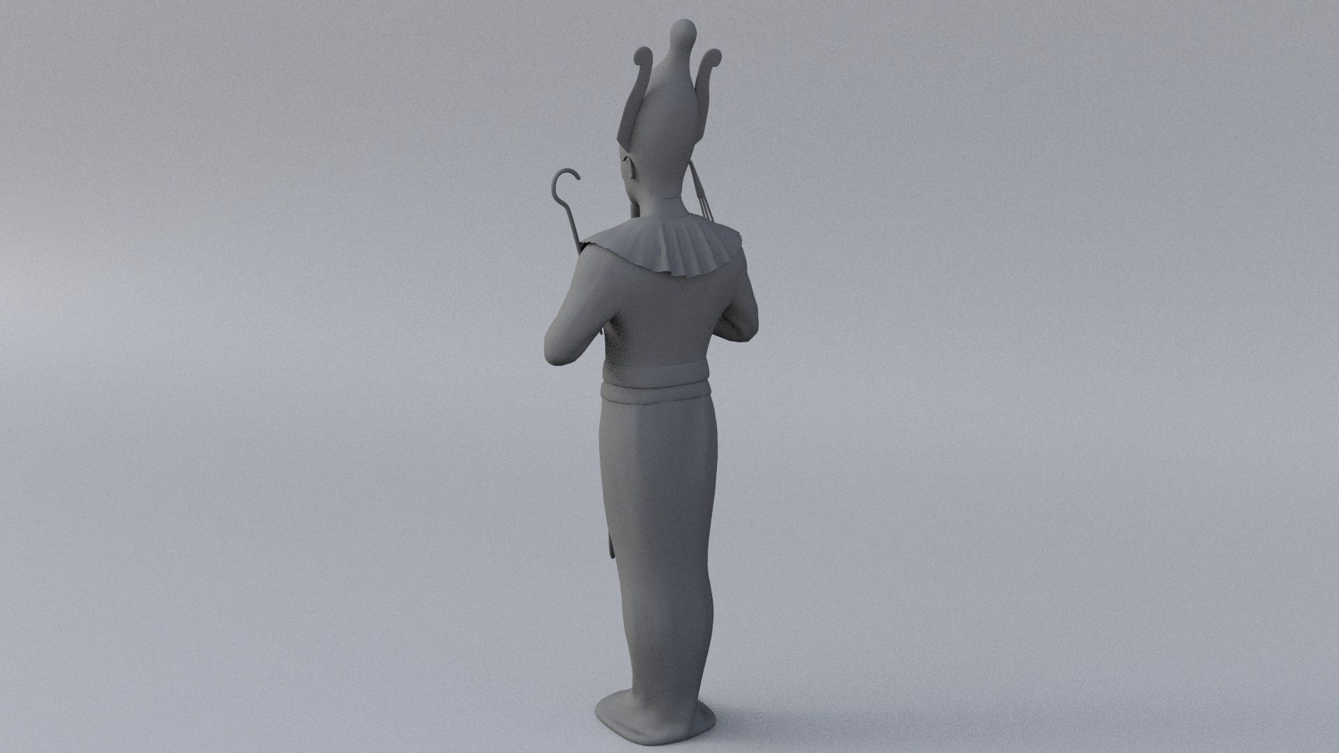 Osiris hi-poly sculpture 3D model_17