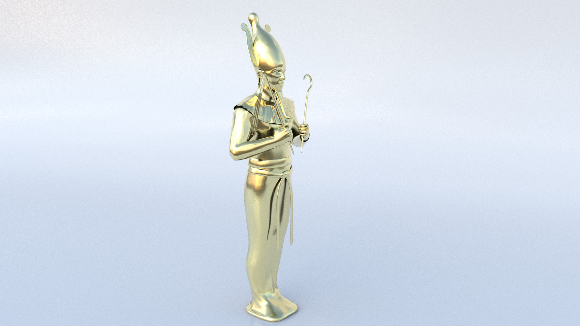 Osiris hi-poly sculpture 3D model_6