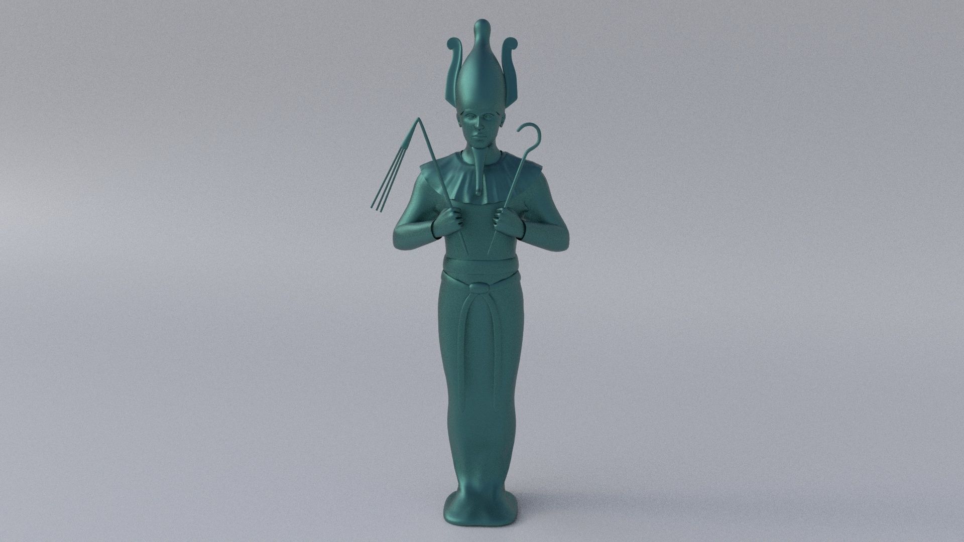 Osiris hi-poly sculpture 3D model_7