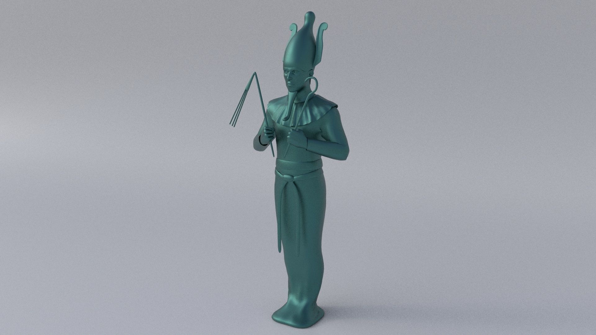 Osiris hi-poly sculpture 3D model_8