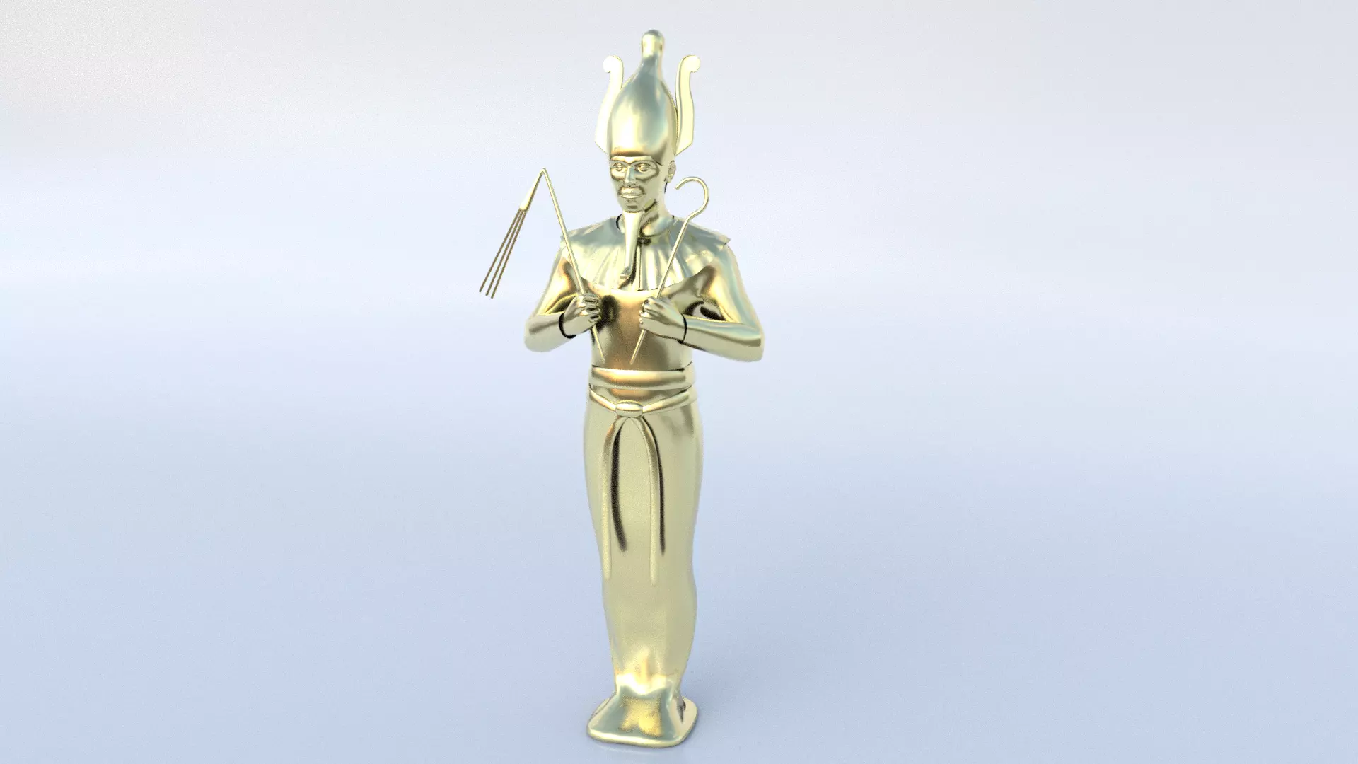 Osiris hi-poly sculpture 3D model_0