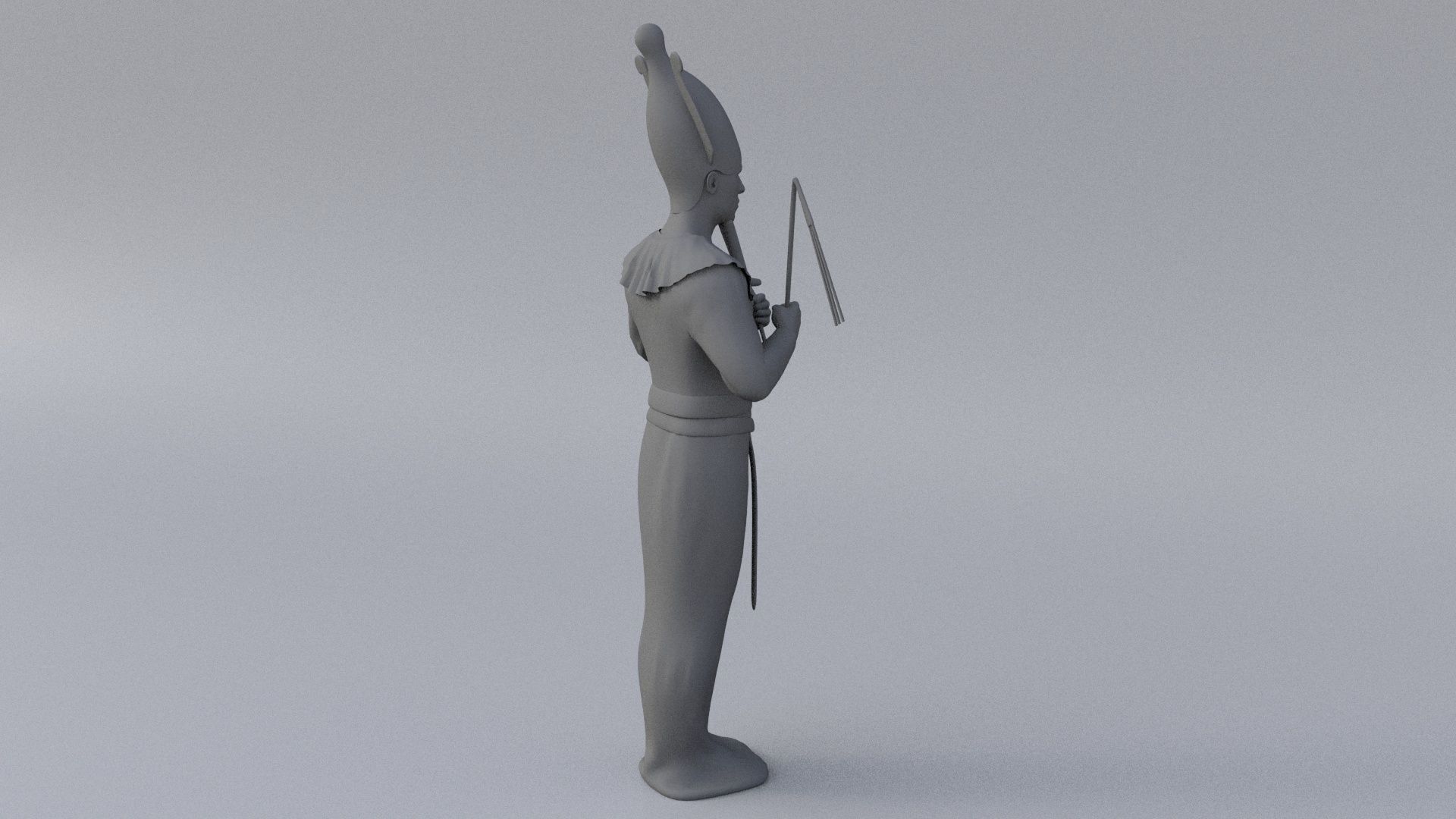 Osiris hi-poly sculpture 3D model_14