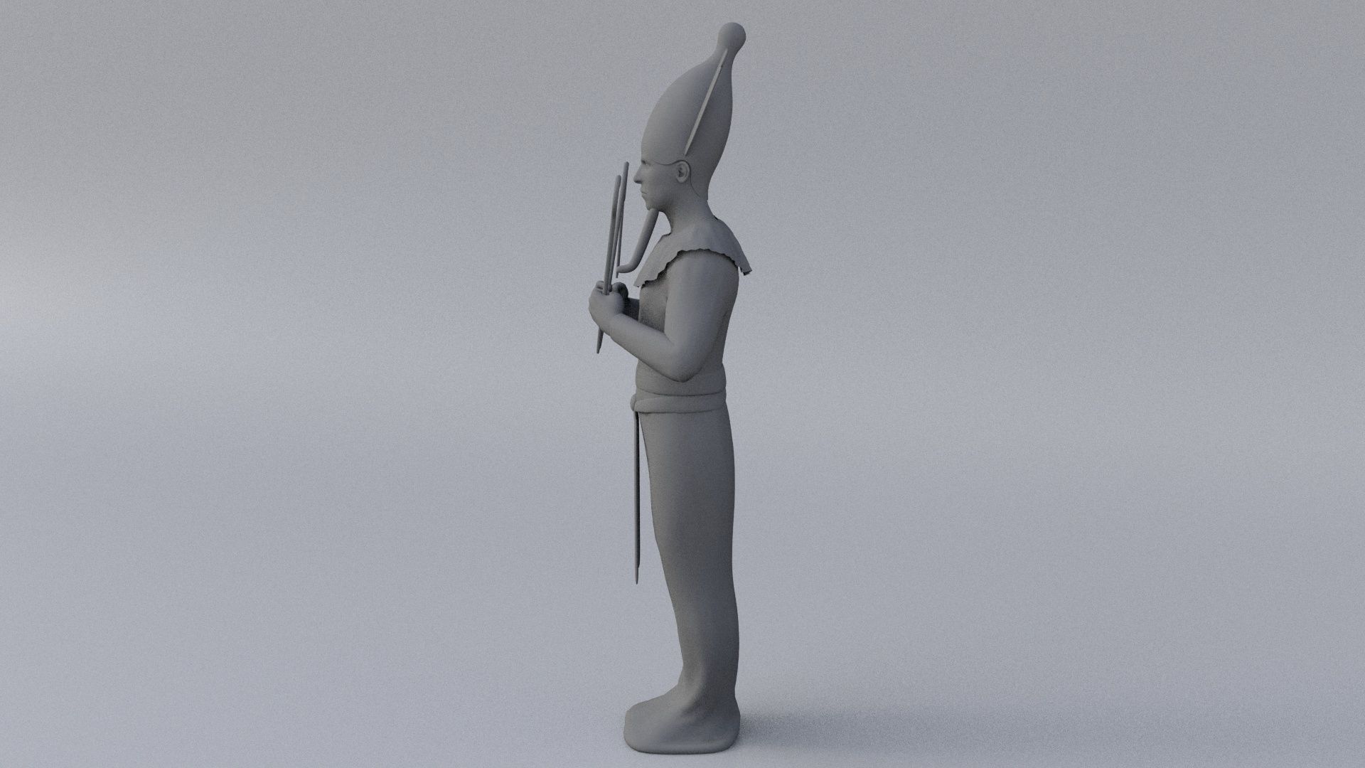 Osiris hi-poly sculpture 3D model_18