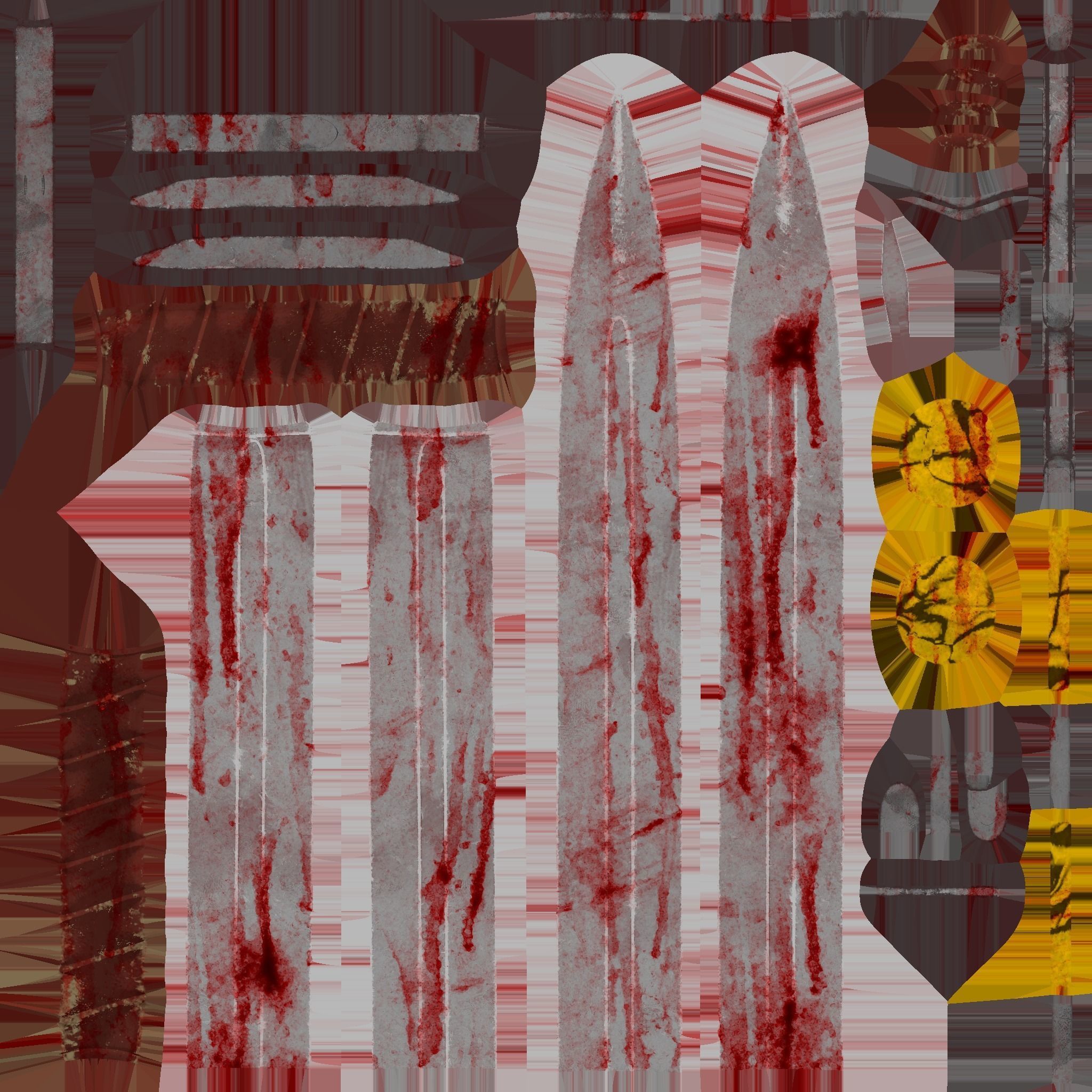 Sword PBR Low-poly 3D model_6