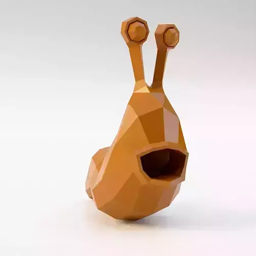 Snail toon 3d model  Free low-poly 3D model