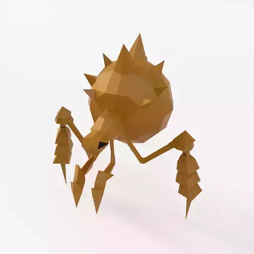 Cartoon Spider 3d model Low-poly 3D model