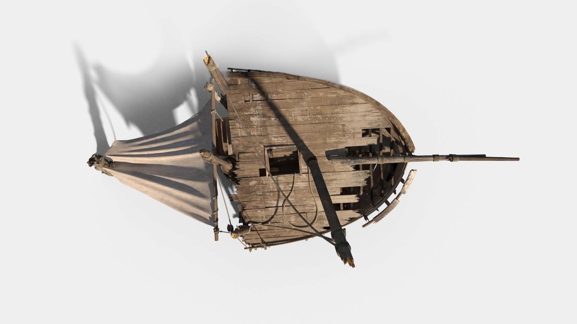 Shipwreck camp 3D model_5