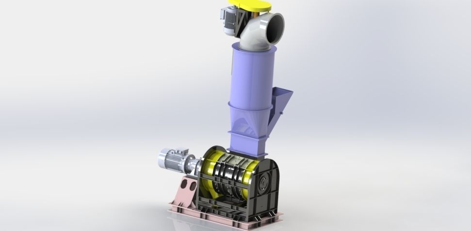 THE WORLD UNIQUE AND FIRST RS TYPE PLANETARY MILL 3D model_15