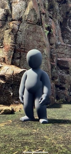 Cartoon Model human figure 3D model