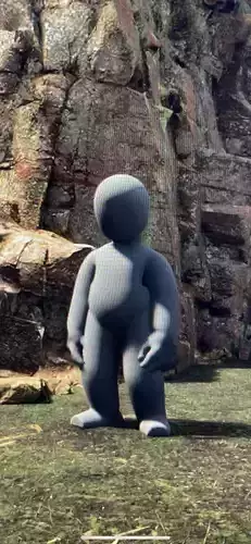 Cartoon Model human figure