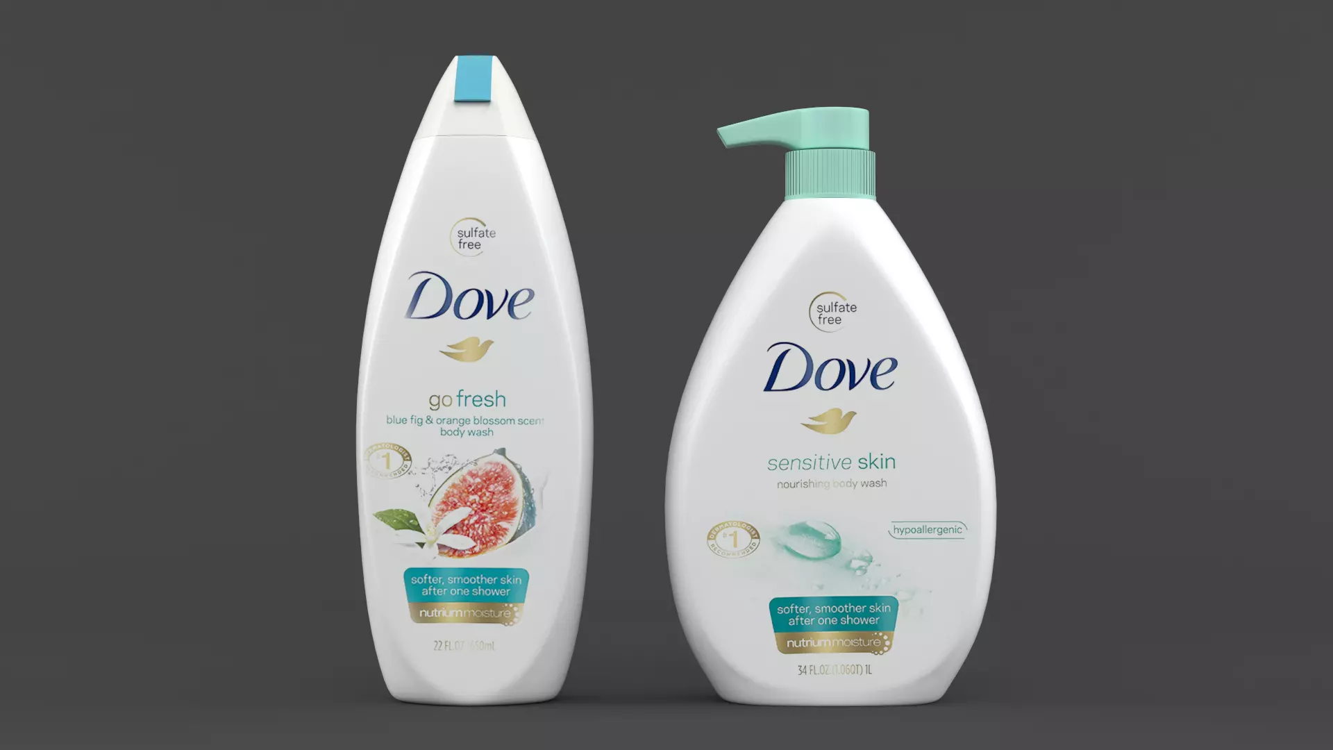 Dove Body Wash 3D model
