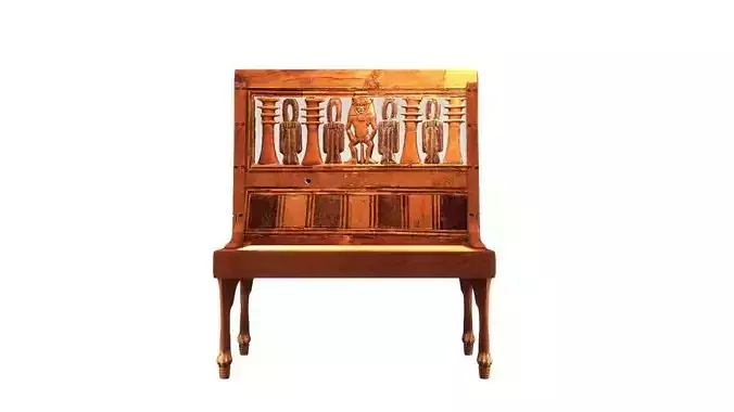 ancient egyptian bench