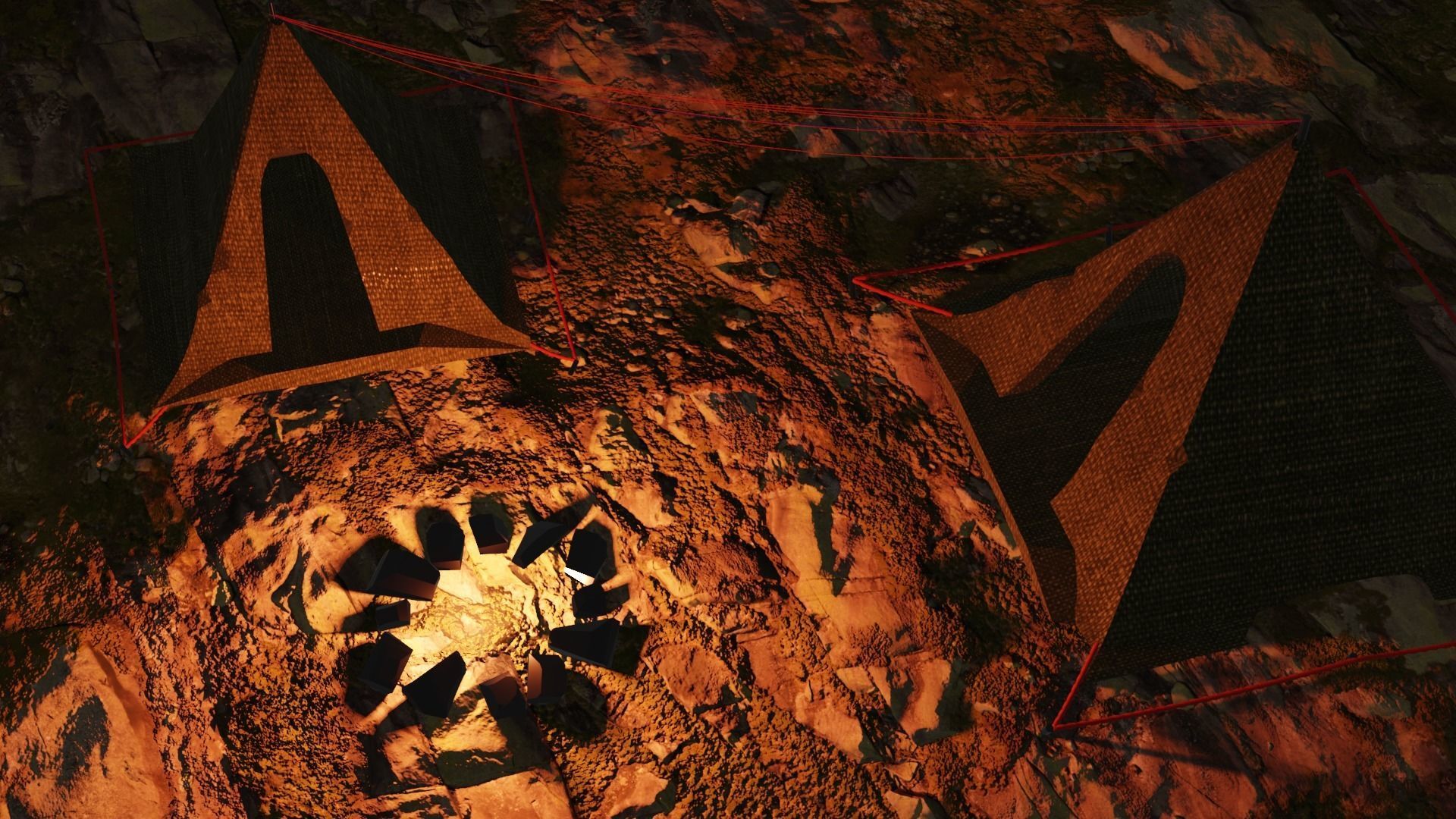 Camping tents 3D model_1