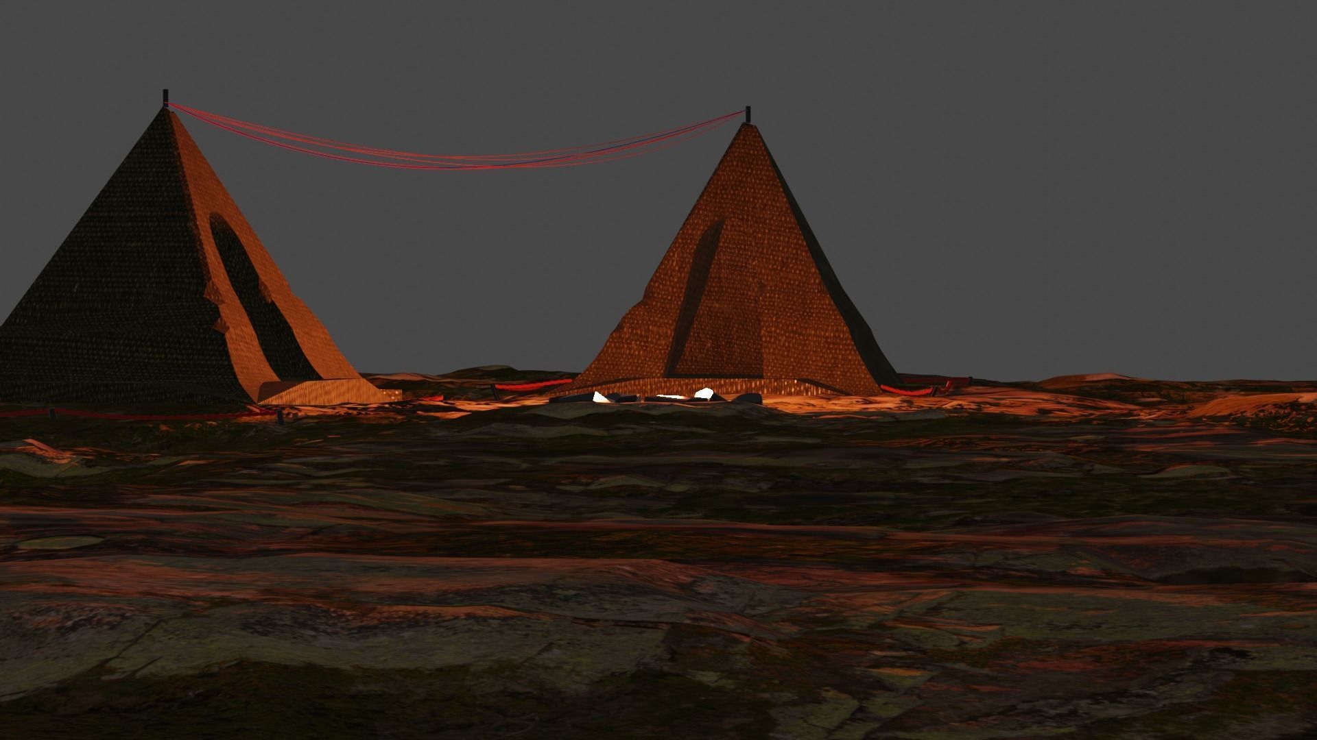 Camping tents 3D model_4