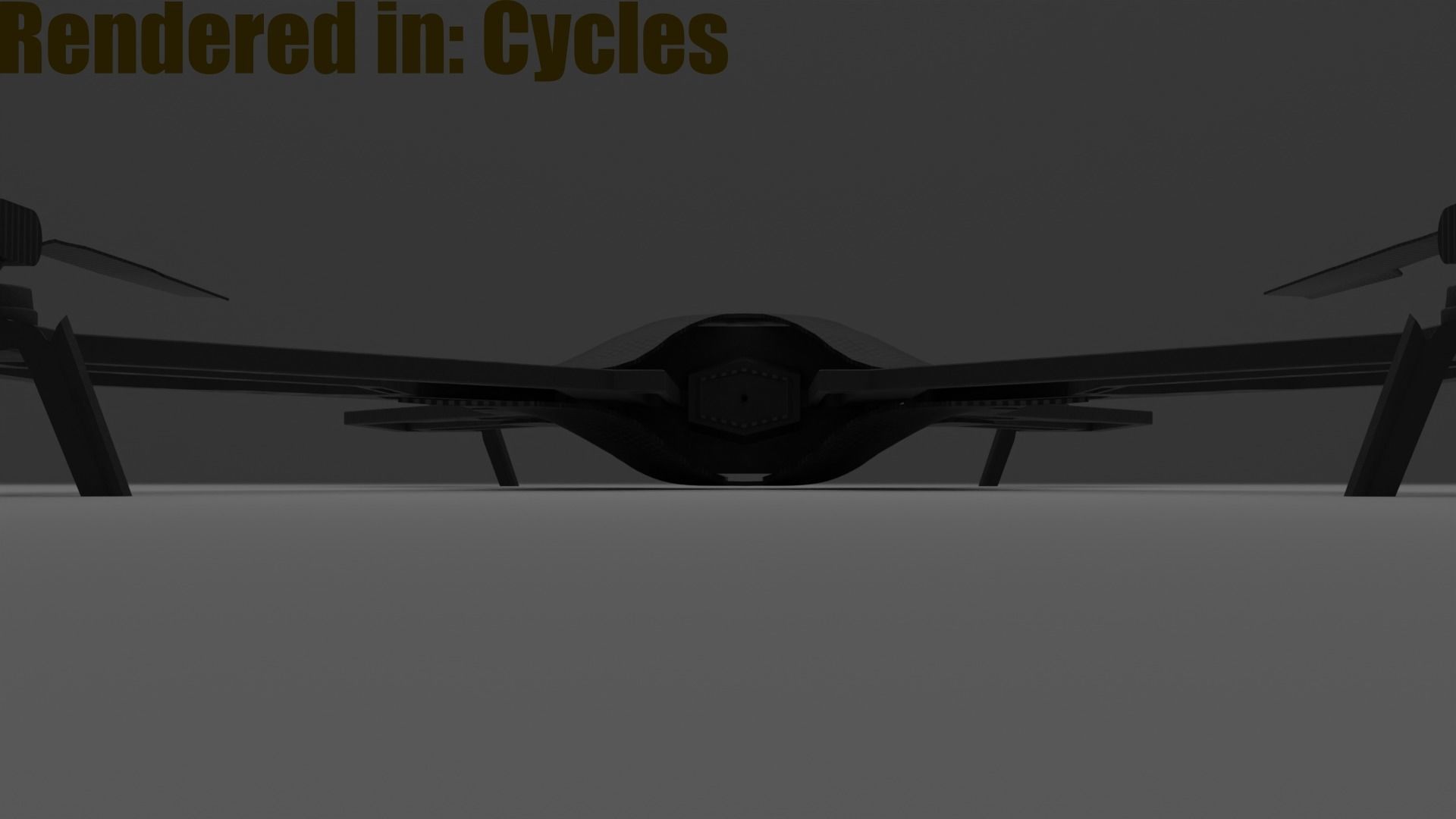 Ultralight Drone for Eevee and Cycles  Low-poly 3D model_7