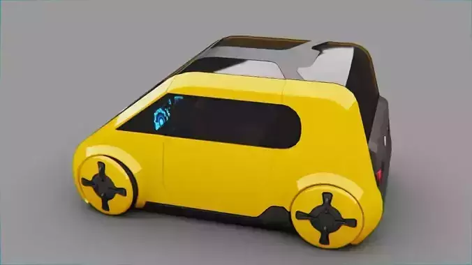 Smart Concept Car rigged