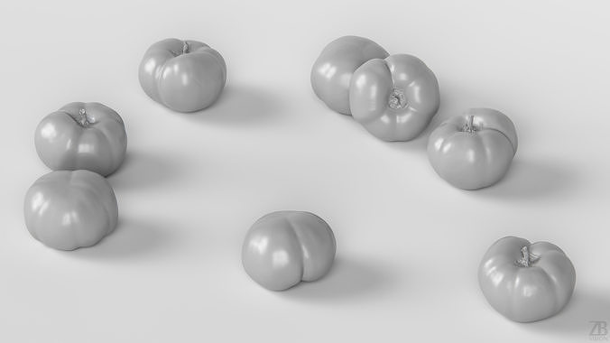 Tomato 3D model 4