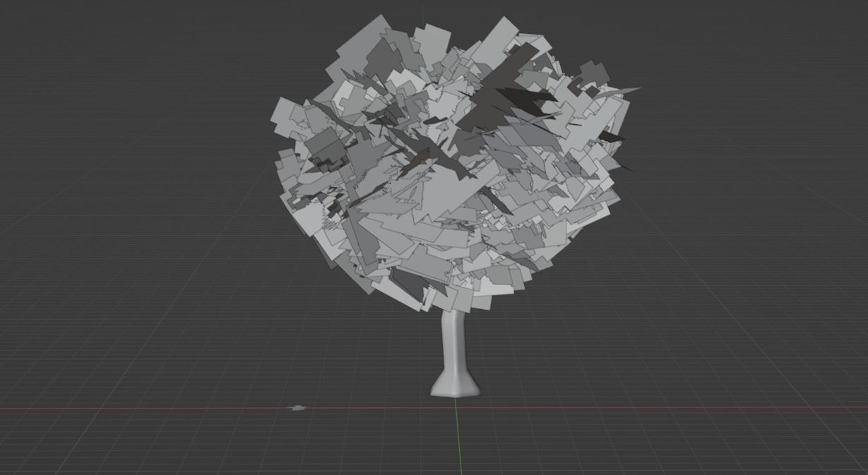 Tree LowPoly 3D Model Free Free low-poly 3D model_3