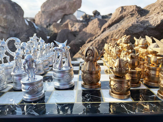 Pokemon Chess Set - Different Pokemon Characters 3D print model