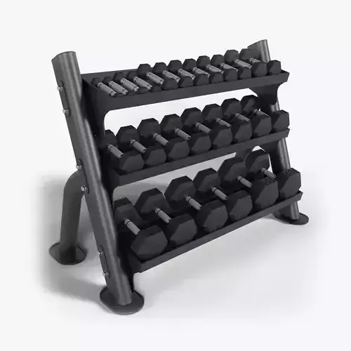 Hex Dumbbell Rack