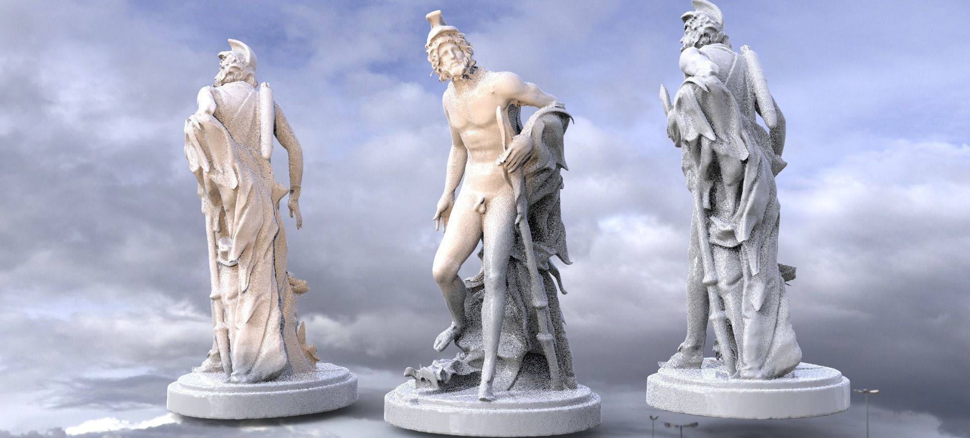  Philosopher Philoctetes  3D model_1