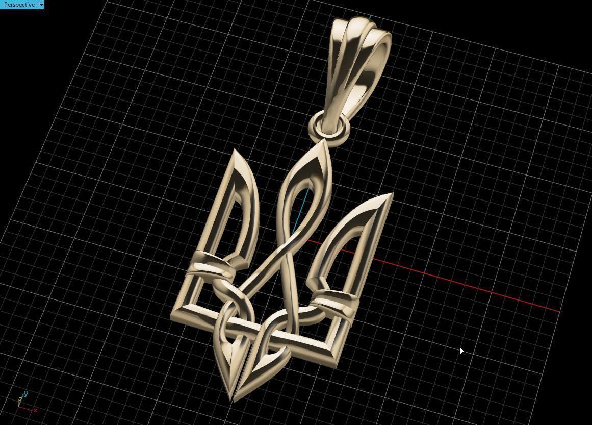 Ukrainian Trident 3D print model_12