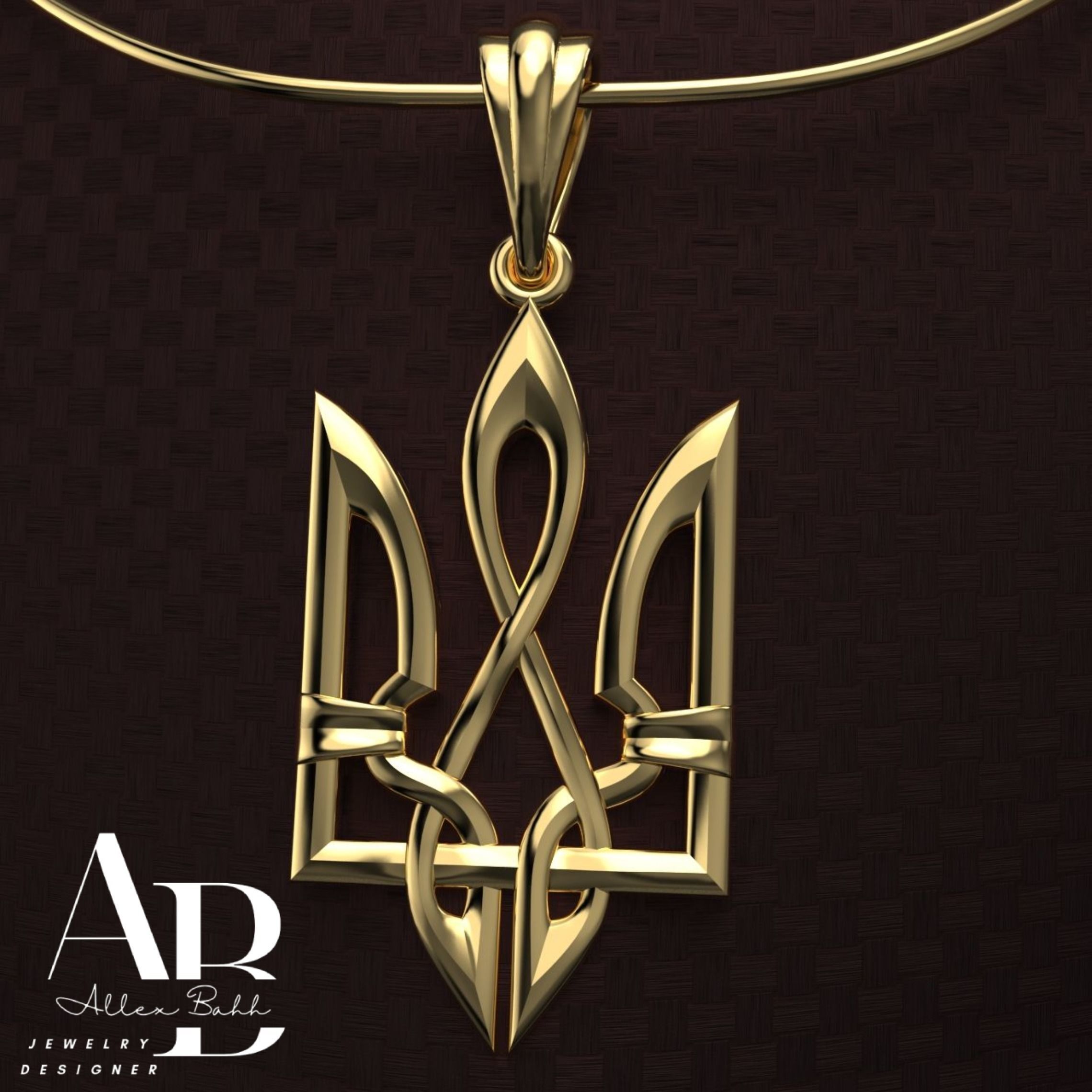 Ukrainian Trident 3D print model_1