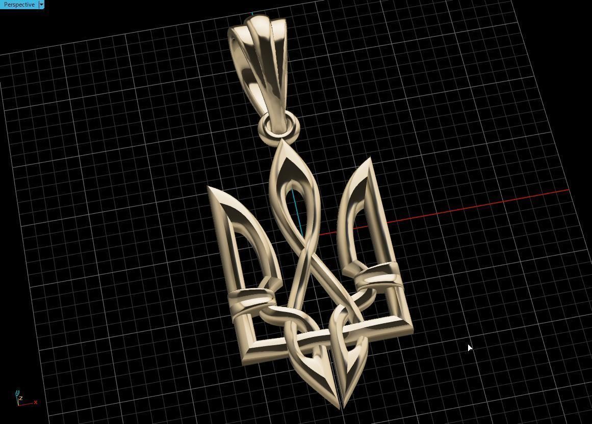 Ukrainian Trident 3D print model_9