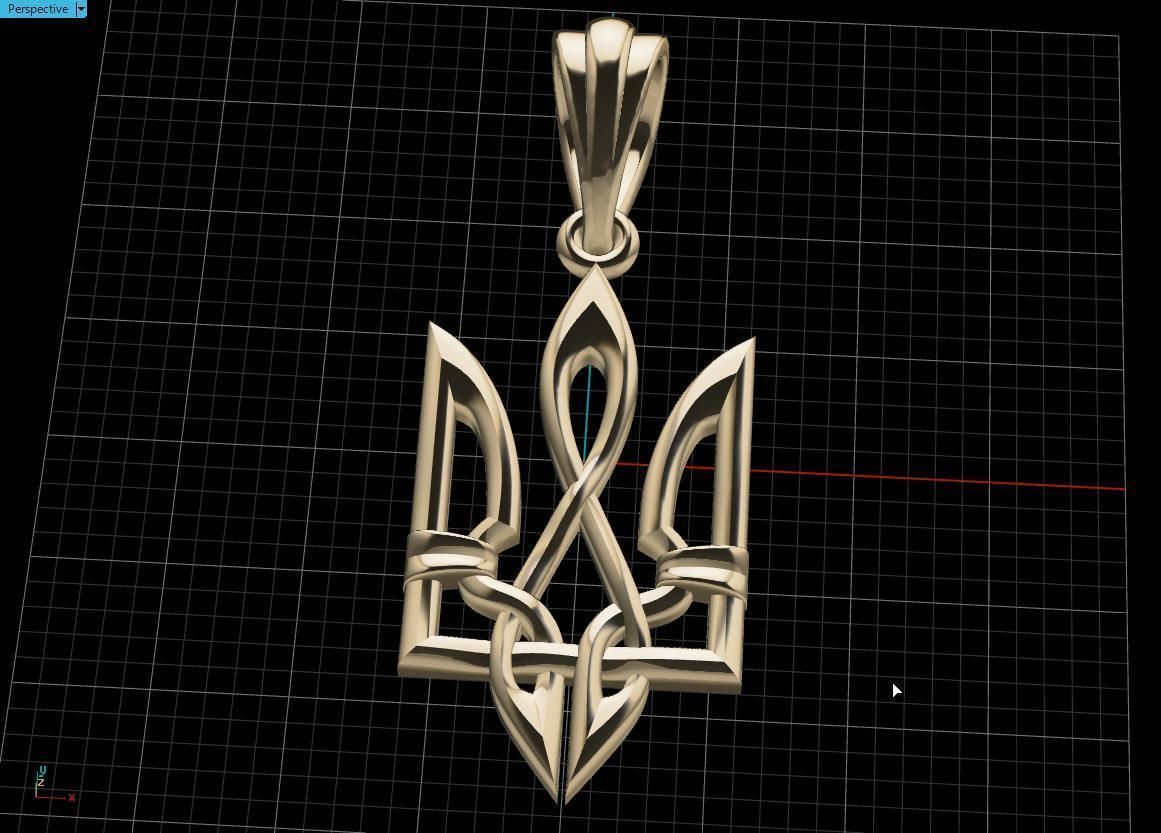 Ukrainian Trident 3D print model_13