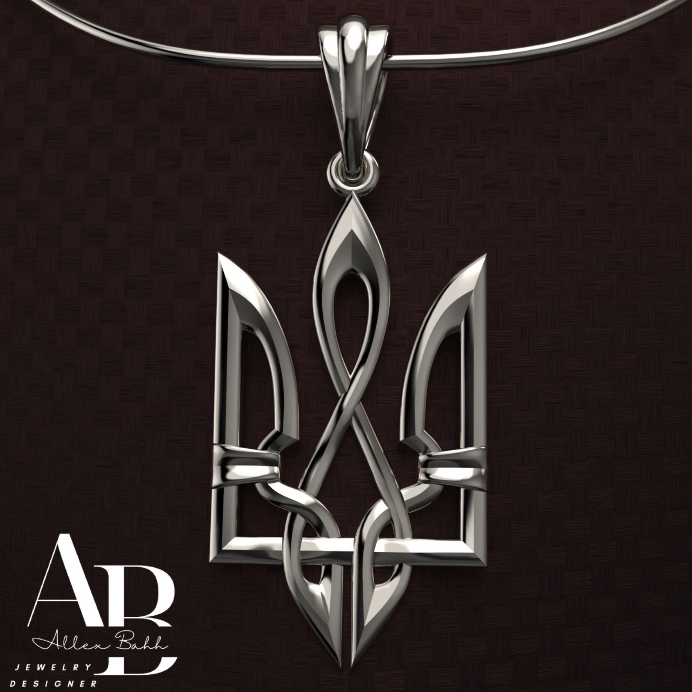 Ukrainian Trident 3D print model_2