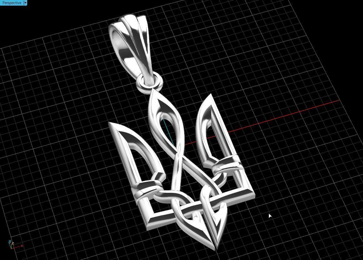 Ukrainian Trident 3D print model_7