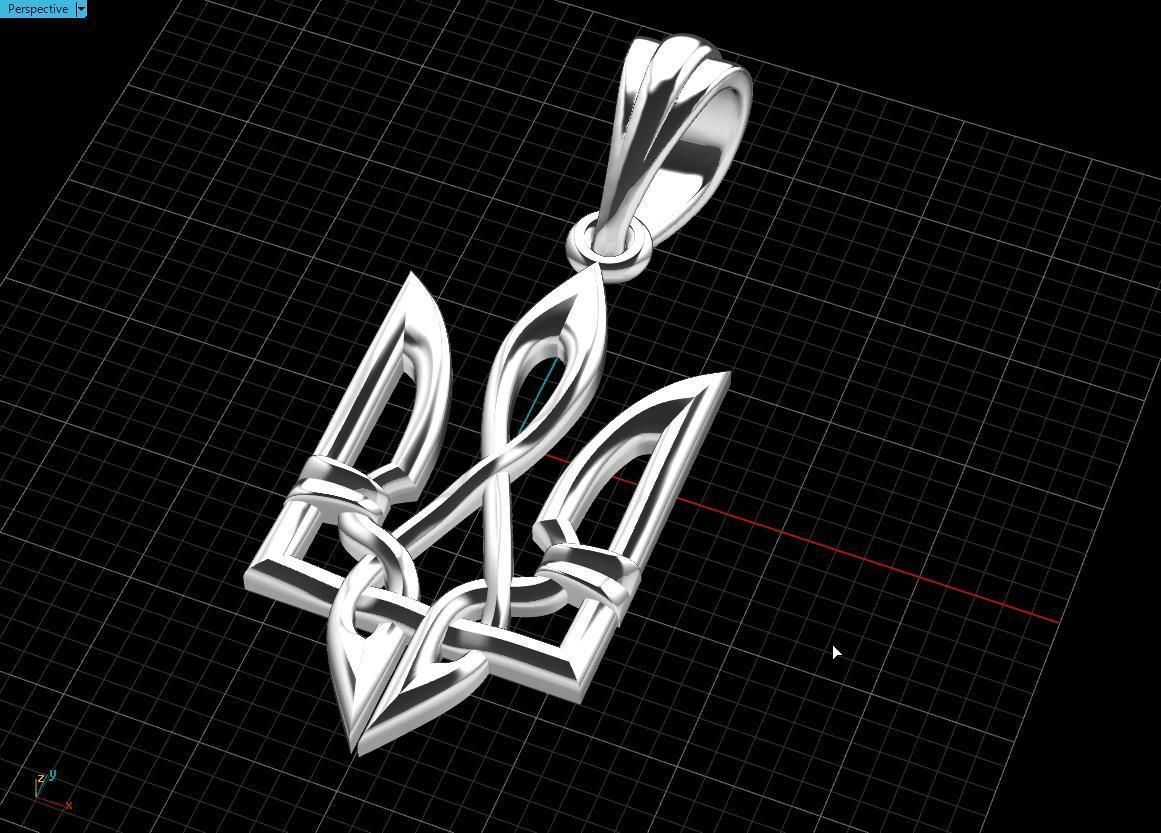 Ukrainian Trident 3D print model_8