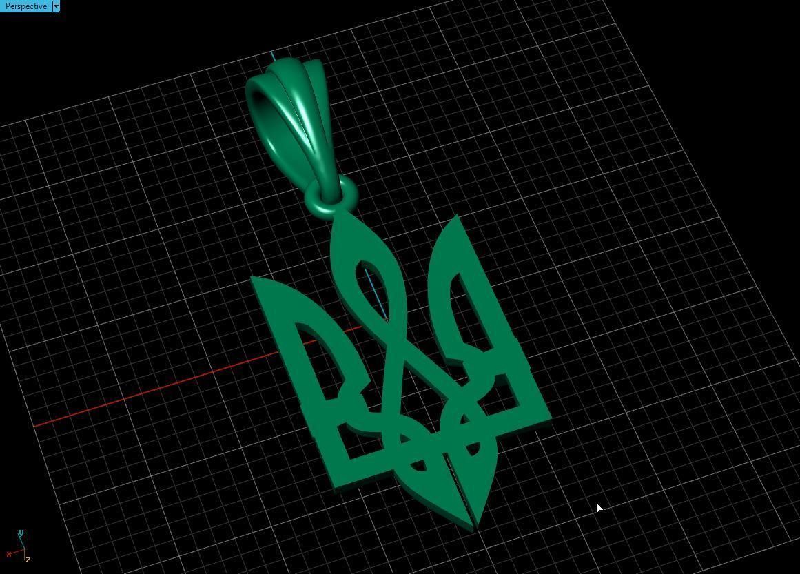 Ukrainian Trident 3D print model_5