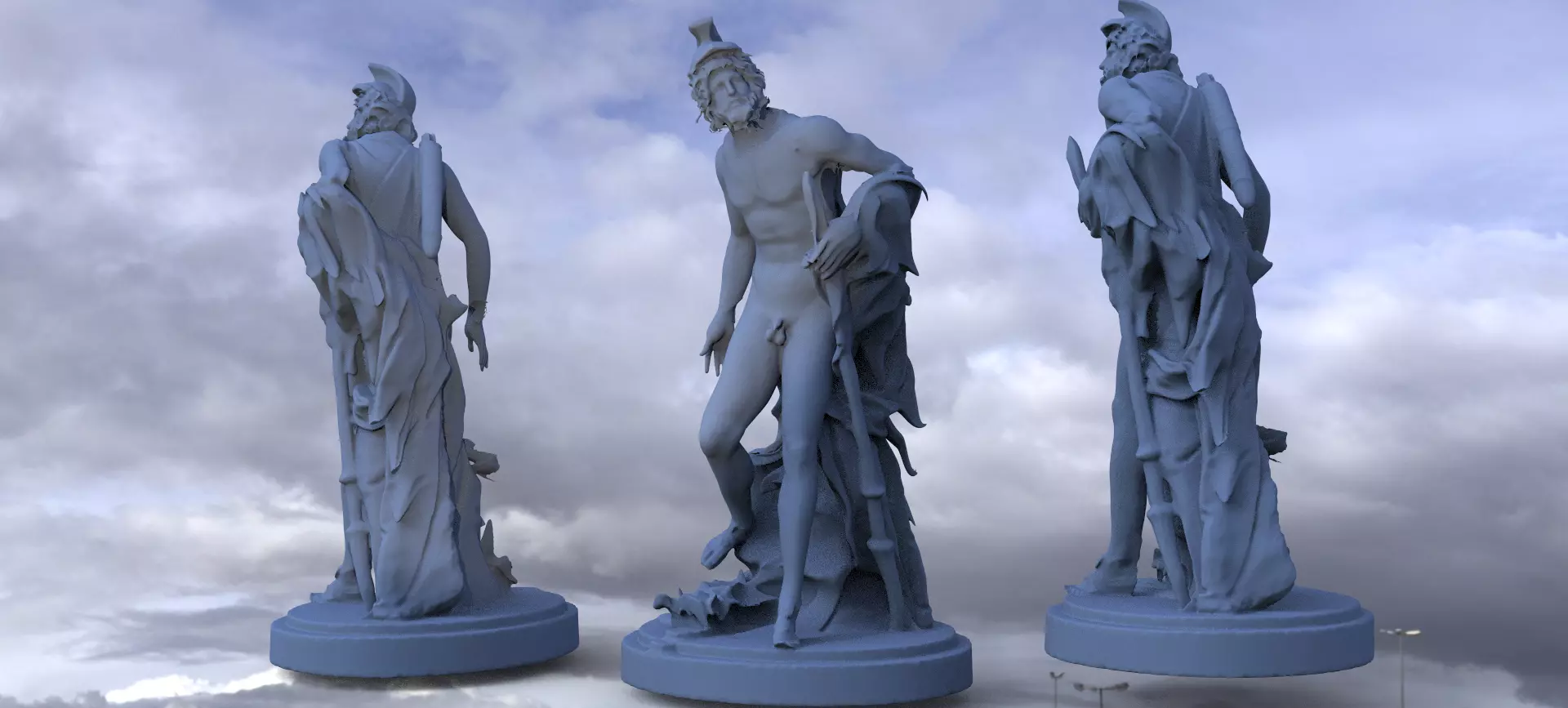 Philosopher Philoctetes  2  3D model_0