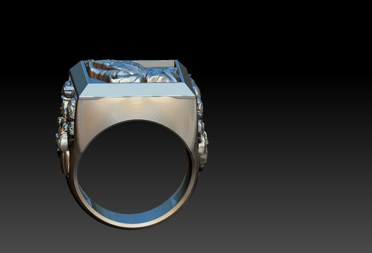 Scapular Prayer Ring - Anel escapulario 3D print model_16